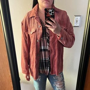 Dusty Rose Oversized Shacket